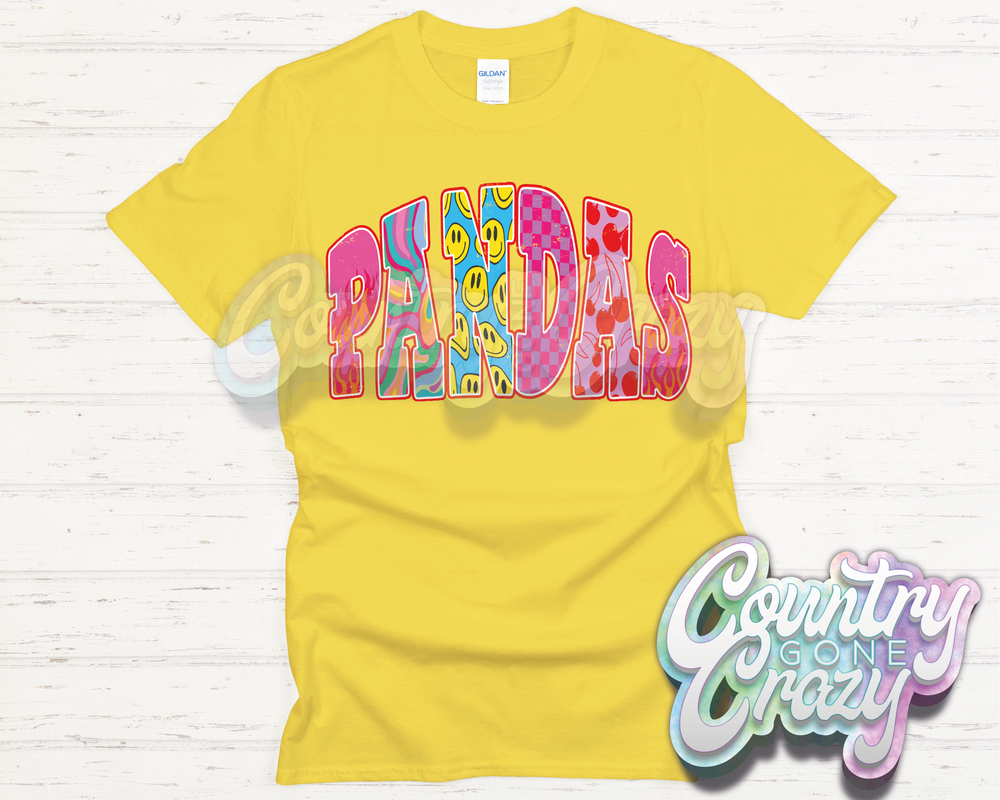 PANDAS // GOOD VIBES // T-Shirt-Country Gone Crazy-Country Gone Crazy
