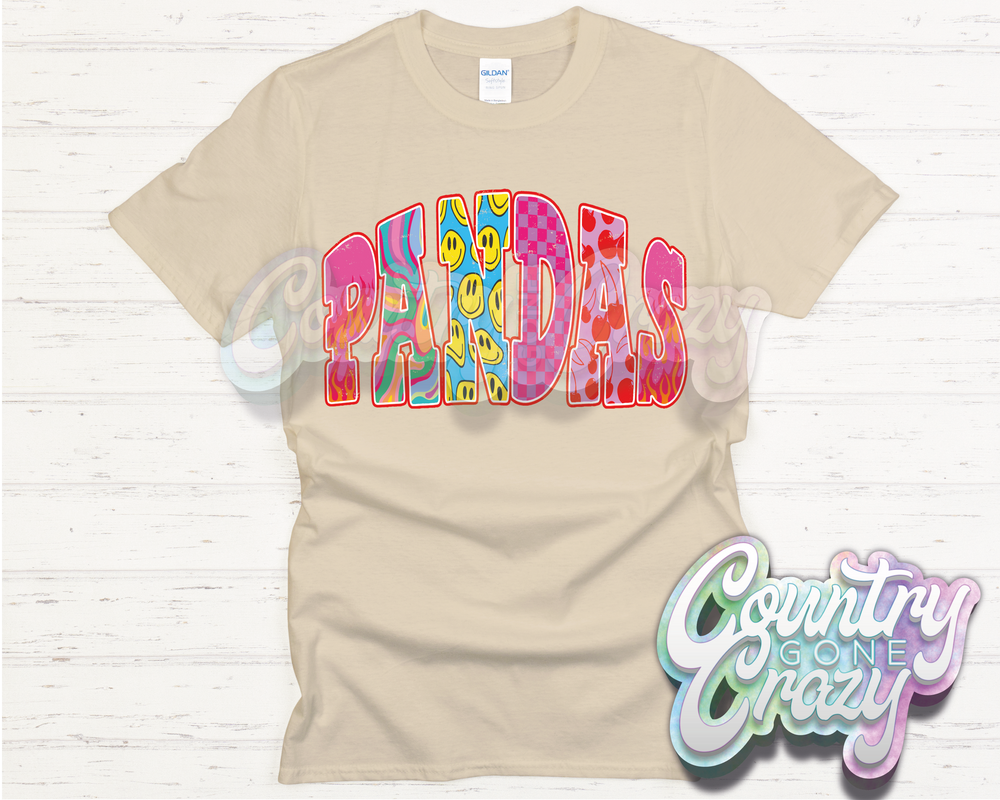 PANDAS // GOOD VIBES // T-Shirt-Country Gone Crazy-Country Gone Crazy
