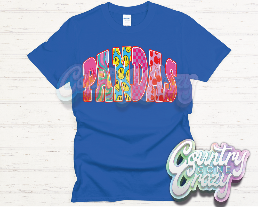 PANDAS // GOOD VIBES // T-Shirt-Country Gone Crazy-Country Gone Crazy