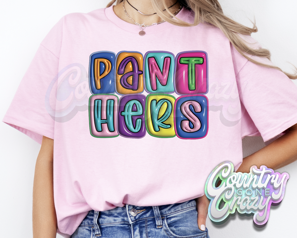 Panthers •• Bubble •• T-Shirt-Country Gone Crazy-Country Gone Crazy