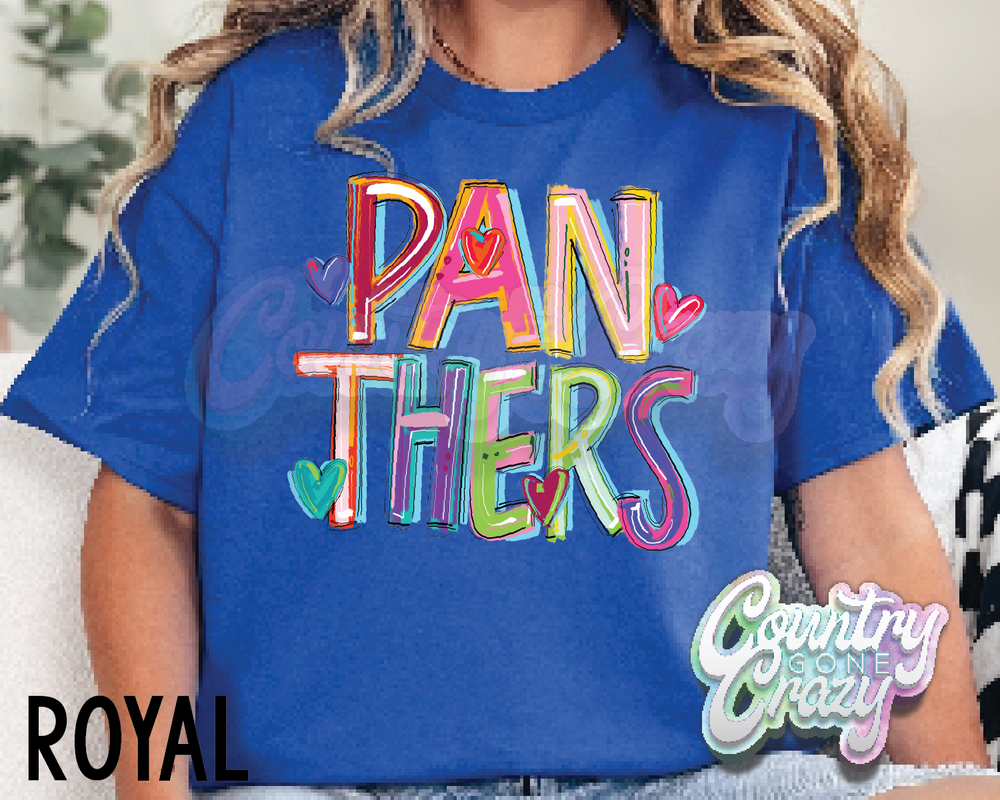 Panthers • Splash • T-Shirt-Country Gone Crazy-Country Gone Crazy