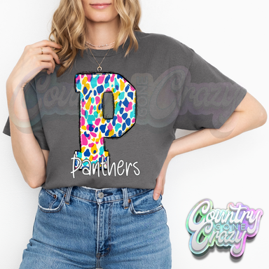 PANTHERS •• SPOTTY •• T-SHIRT-Country Gone Crazy-Country Gone Crazy