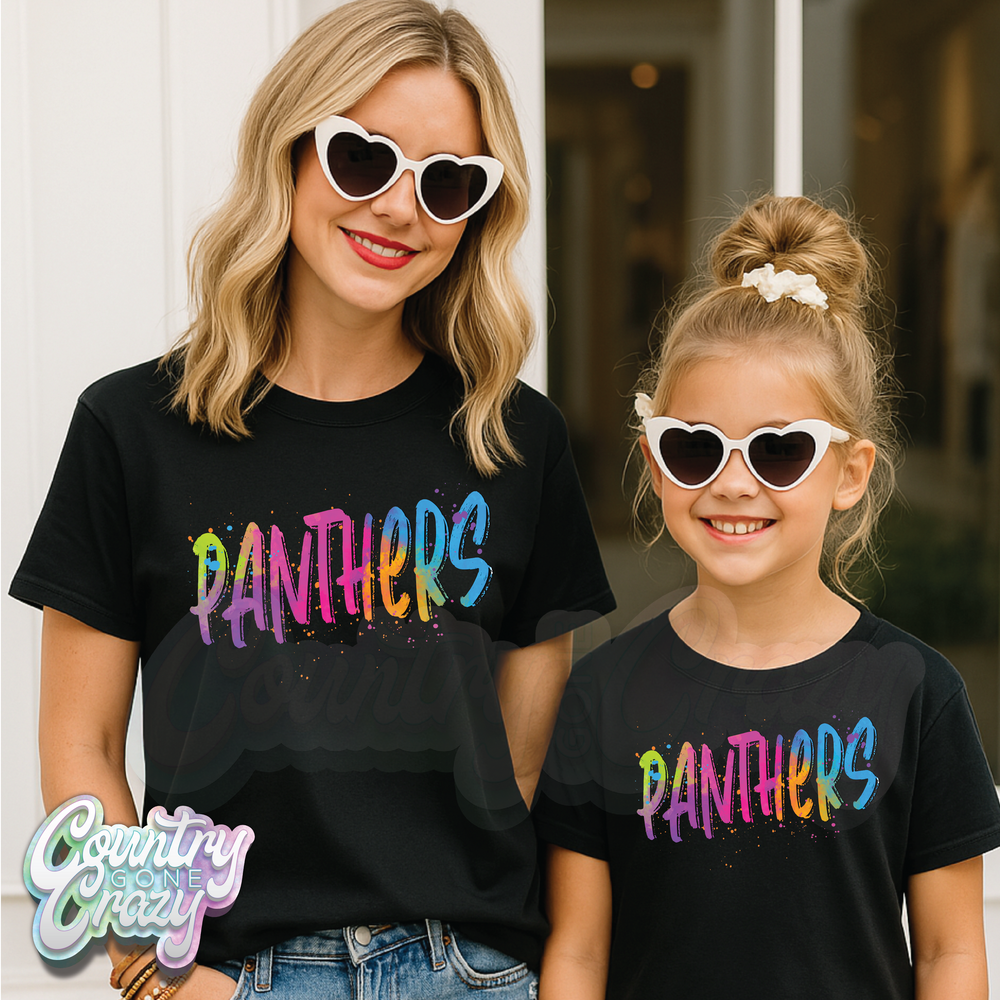PANTHERS •• SPLISH SPLASH T-SHIRT-Country Gone Crazy-Country Gone Crazy