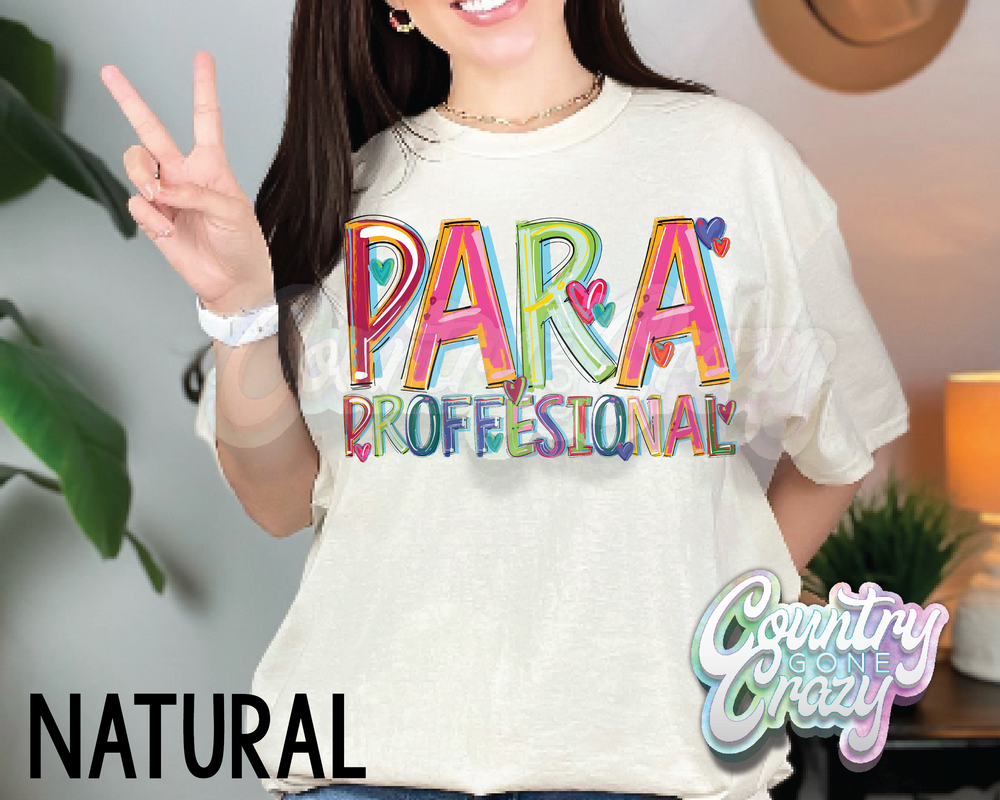 PARA PROFFESIONAL • Splash • T-Shirt-Country Gone Crazy-Country Gone Crazy