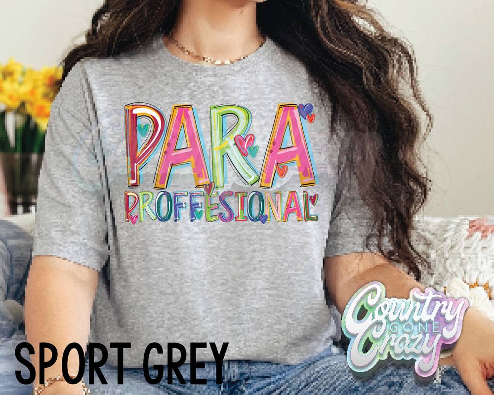 PARA PROFFESIONAL • Splash • T-Shirt-Country Gone Crazy-Country Gone Crazy