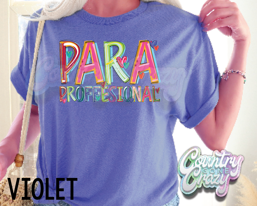 PARA PROFFESIONAL • Splash • T-Shirt-Country Gone Crazy-Country Gone Crazy