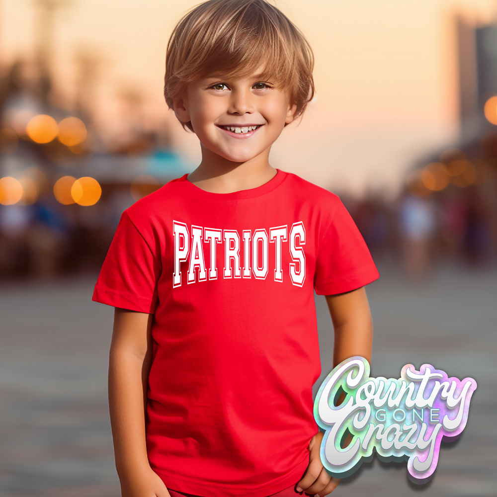 Patriots - Athletic - Shirt-Country Gone Crazy-Country Gone Crazy