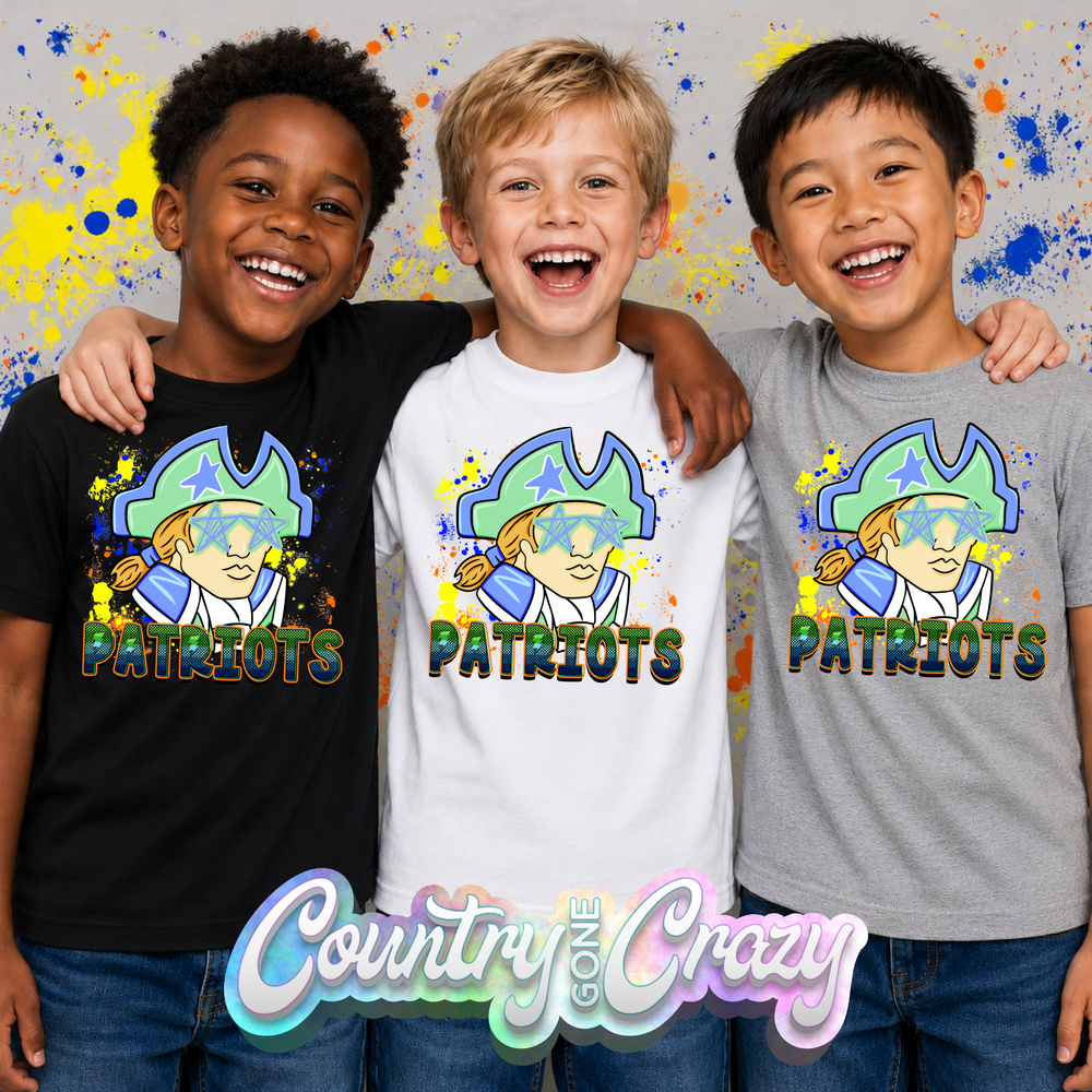 PATRIOTS > SPLASH CHAOS >-Gildan-Country Gone Crazy
