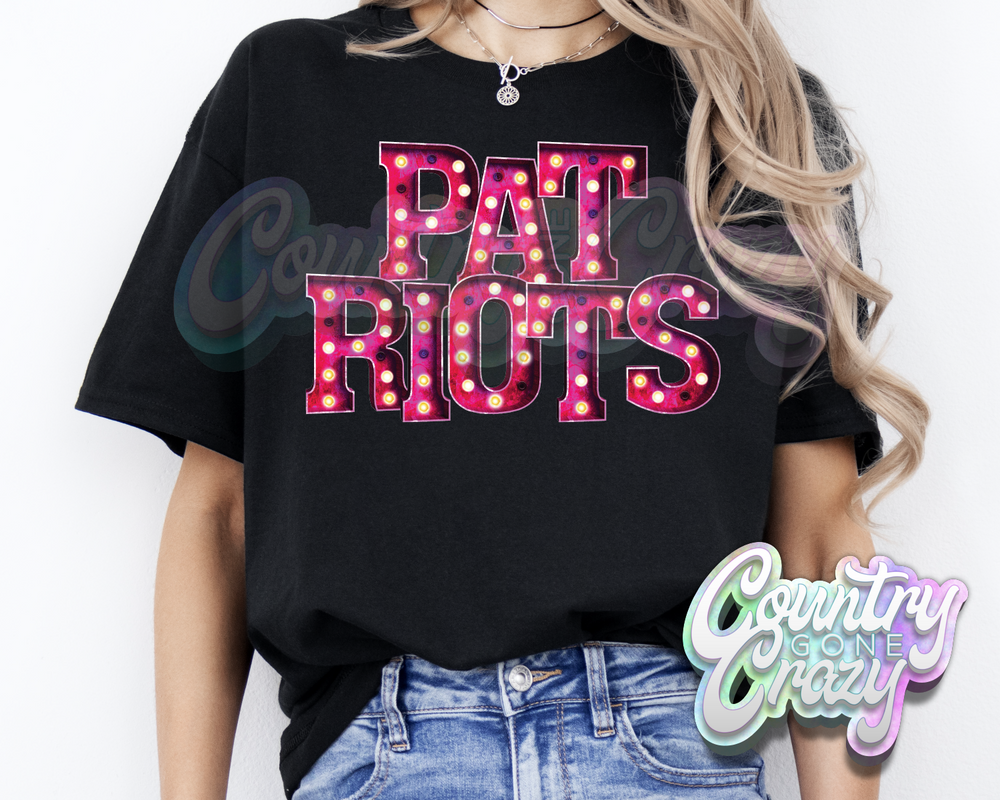 Patriots * Pink Marquee * T-Shirt-Country Gone Crazy-Country Gone Crazy