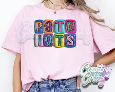 Patriots •• Bubble •• T-Shirt-Country Gone Crazy-Country Gone Crazy