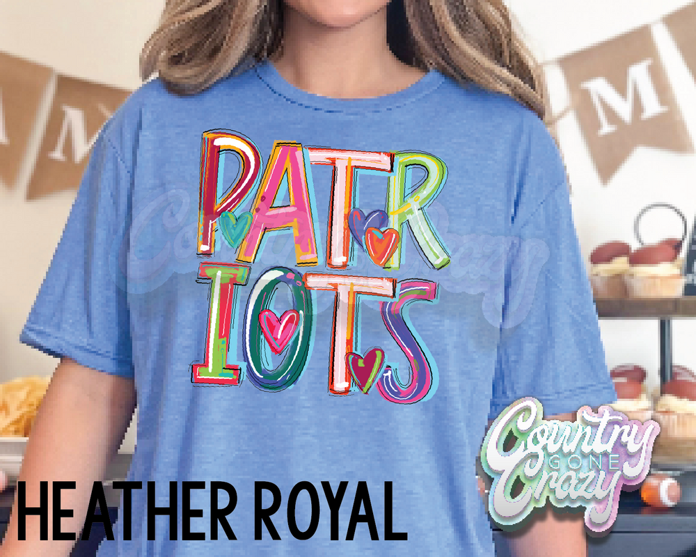 Patriots • Splash • T-Shirt-Country Gone Crazy-Country Gone Crazy