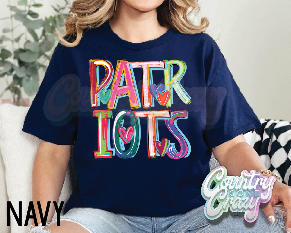 Patriots • Splash • T-Shirt-Country Gone Crazy-Country Gone Crazy