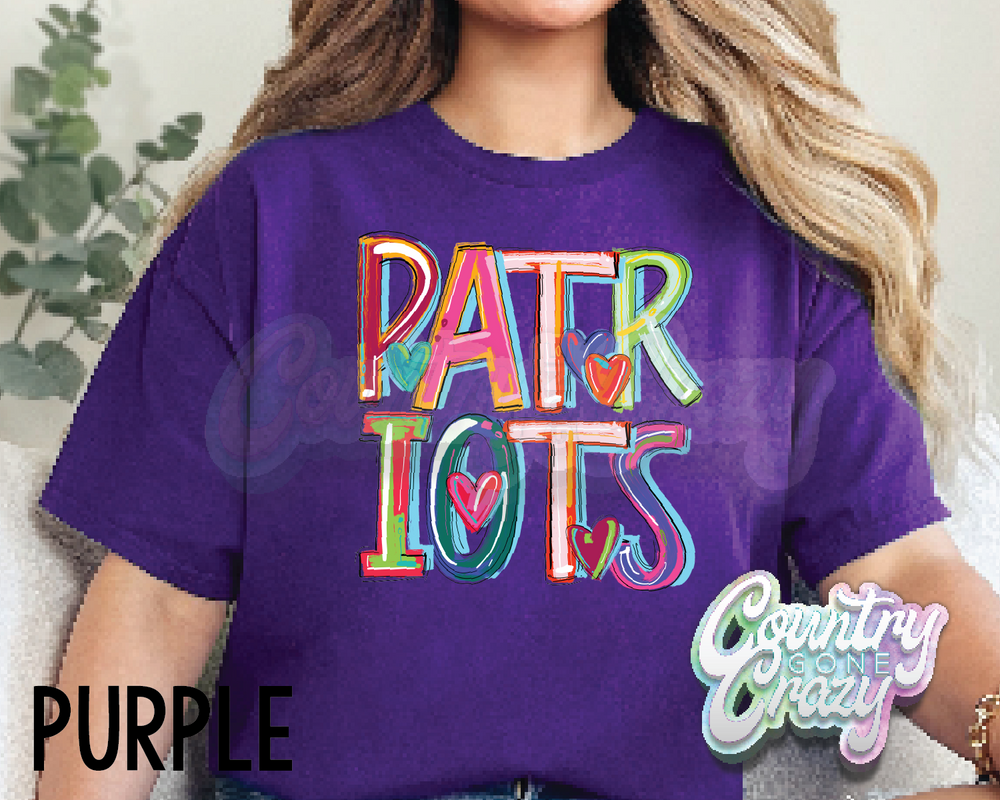 Patriots • Splash • T-Shirt-Country Gone Crazy-Country Gone Crazy