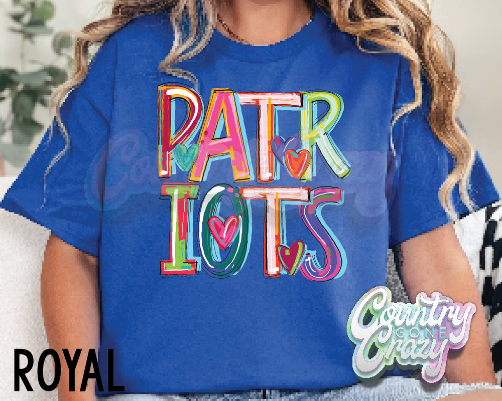 Patriots • Splash • T-Shirt-Country Gone Crazy-Country Gone Crazy