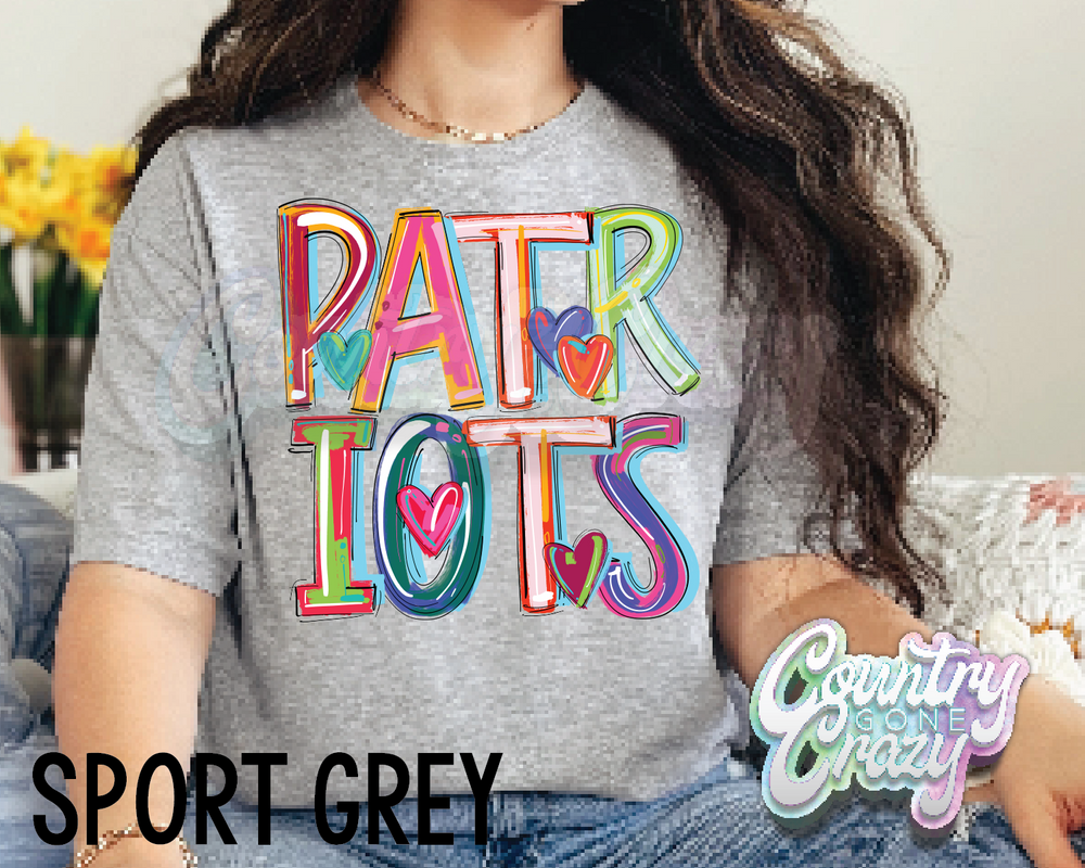 Patriots • Splash • T-Shirt-Country Gone Crazy-Country Gone Crazy
