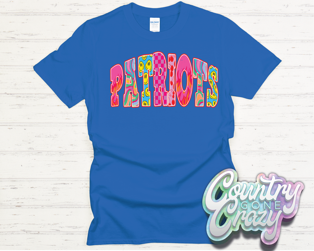 PATRIOTS // GOOD VIBES // T-Shirt-Country Gone Crazy-Country Gone Crazy
