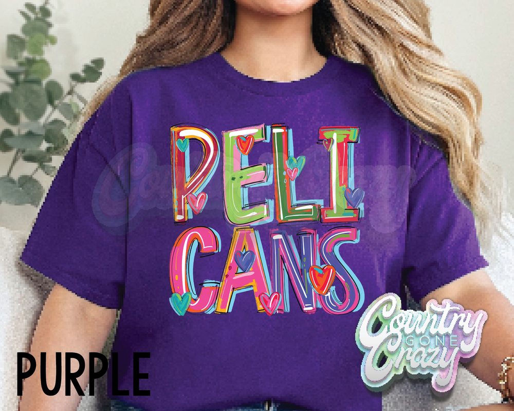 Pelicans • Splash • T-Shirt-Country Gone Crazy-Country Gone Crazy