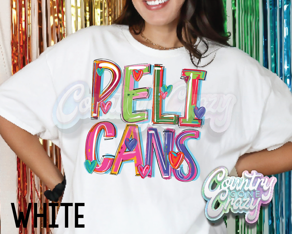 Pelicans • Splash • T-Shirt-Country Gone Crazy-Country Gone Crazy