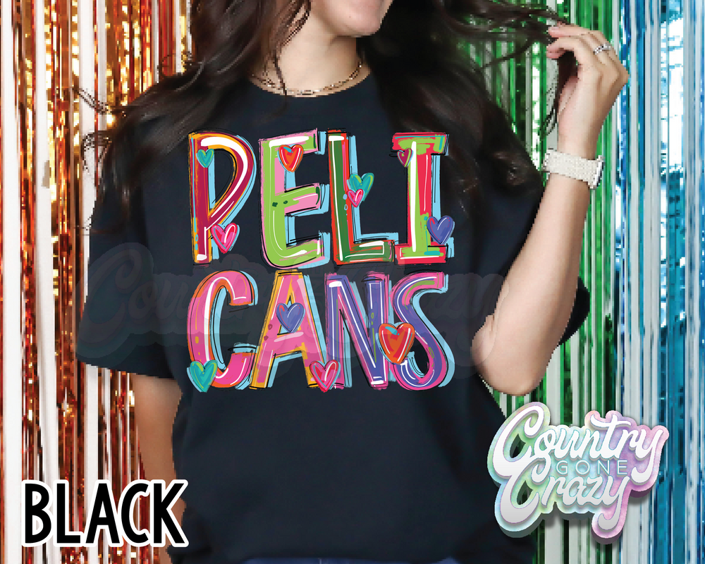 Pelicans • Splash • T-Shirt-Country Gone Crazy-Country Gone Crazy