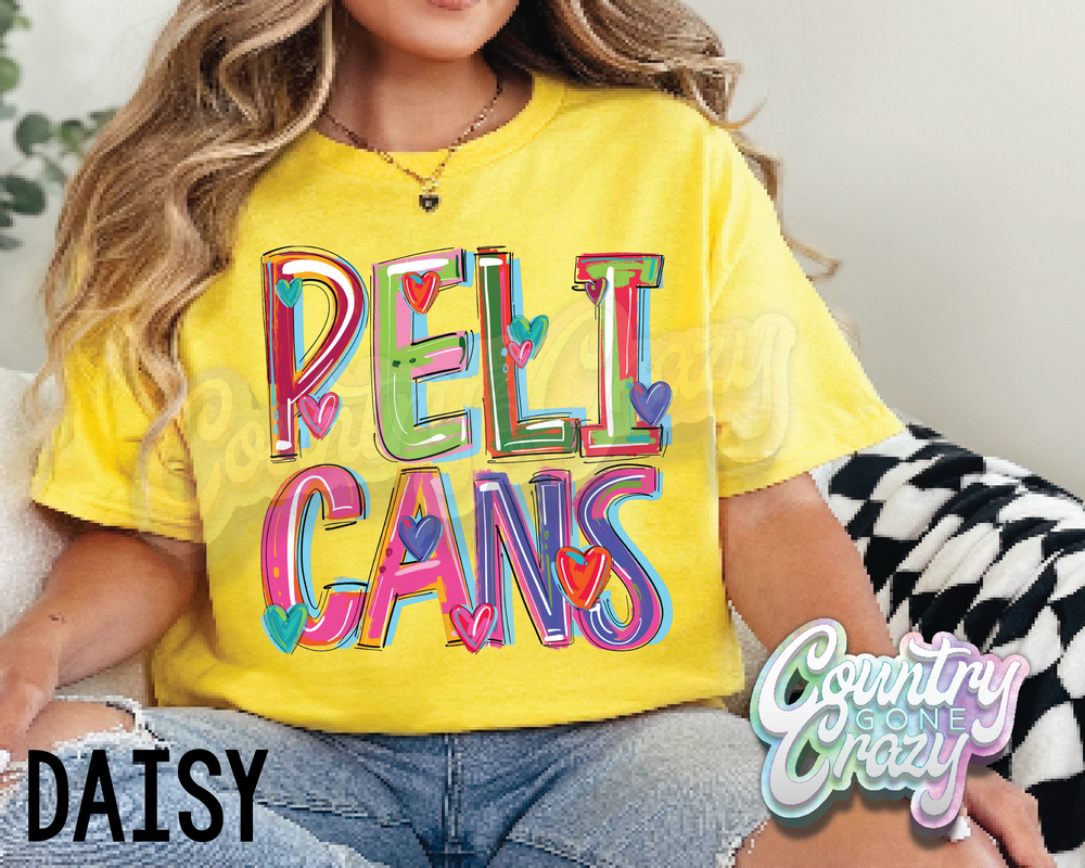 Pelicans • Splash • T-Shirt-Country Gone Crazy-Country Gone Crazy