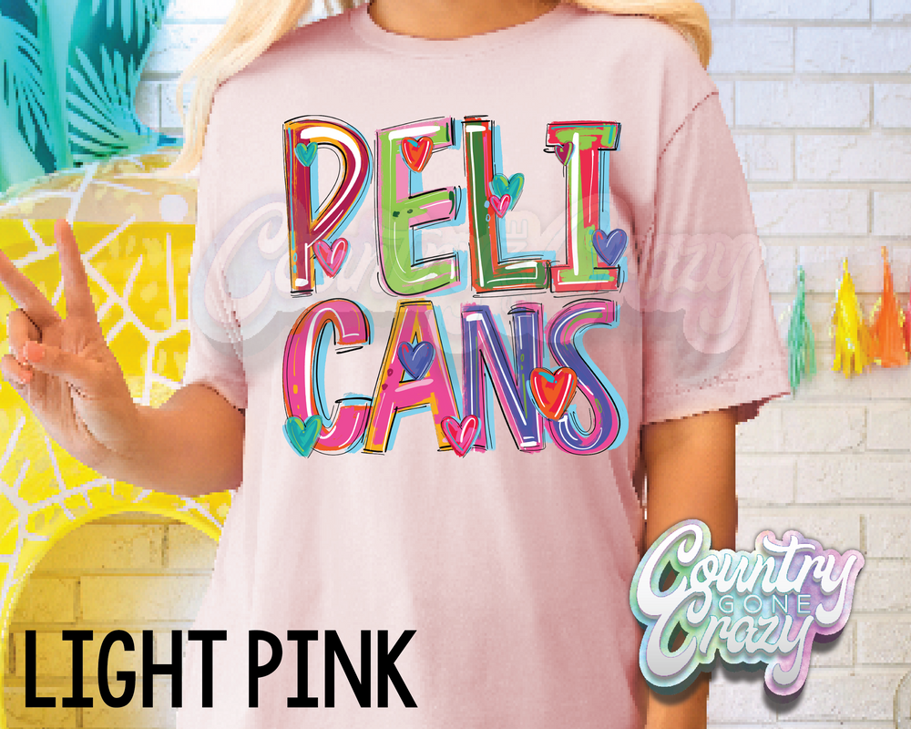 Pelicans • Splash • T-Shirt-Country Gone Crazy-Country Gone Crazy