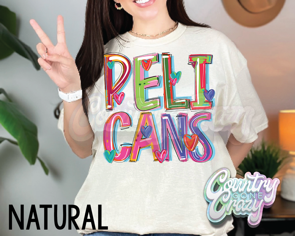 Pelicans • Splash • T-Shirt-Country Gone Crazy-Country Gone Crazy