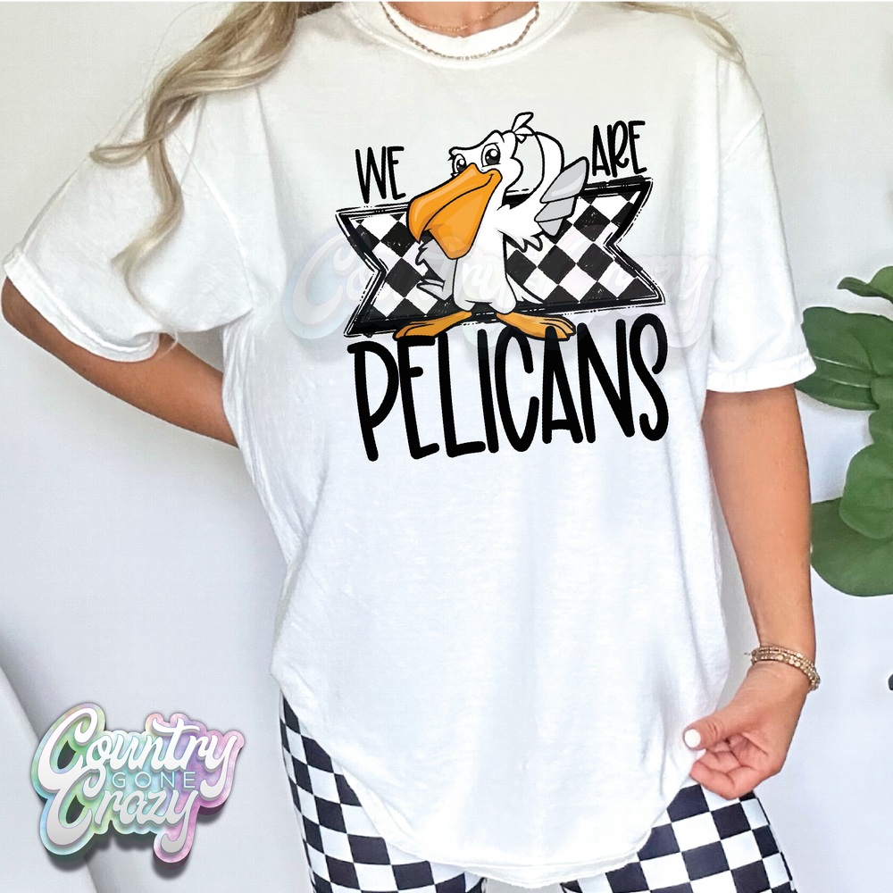 PELICANS •• WE ARE CHECKY MASCOTS •• T-SHIRT-Country Gone Crazy-Country Gone Crazy