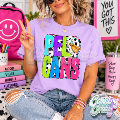 PELICANS ** COLOR POP ** T-SHIRT-Country Gone Crazy-Country Gone Crazy