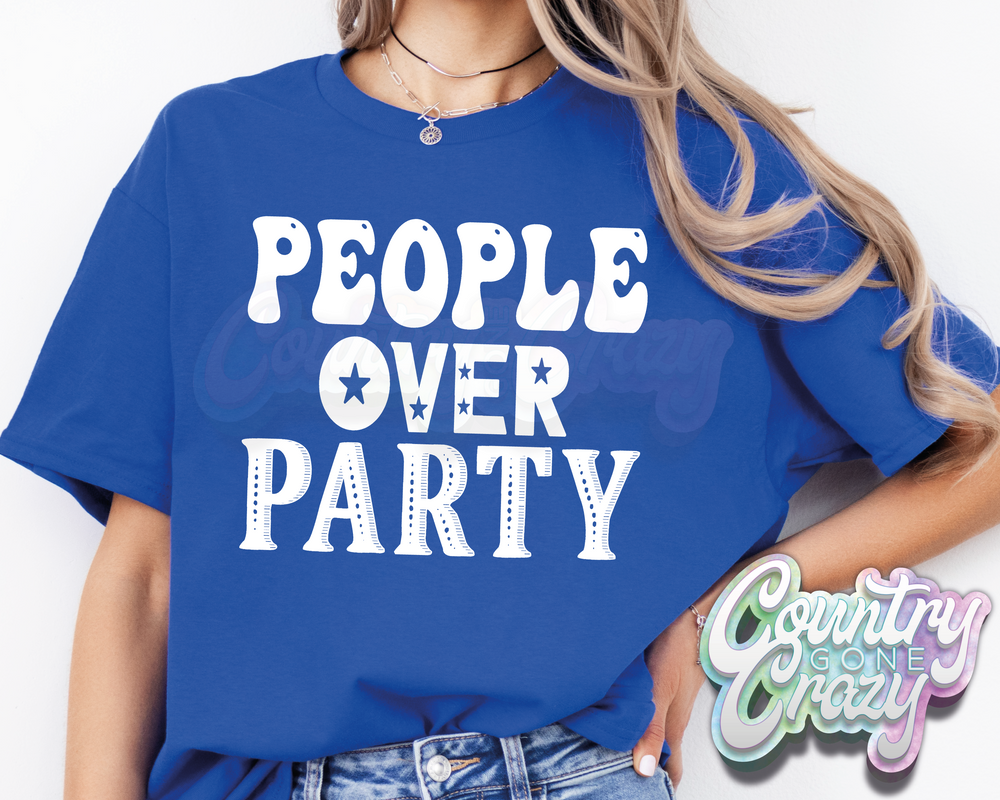 People Over Party - T-Shirt-Country Gone Crazy-Country Gone Crazy