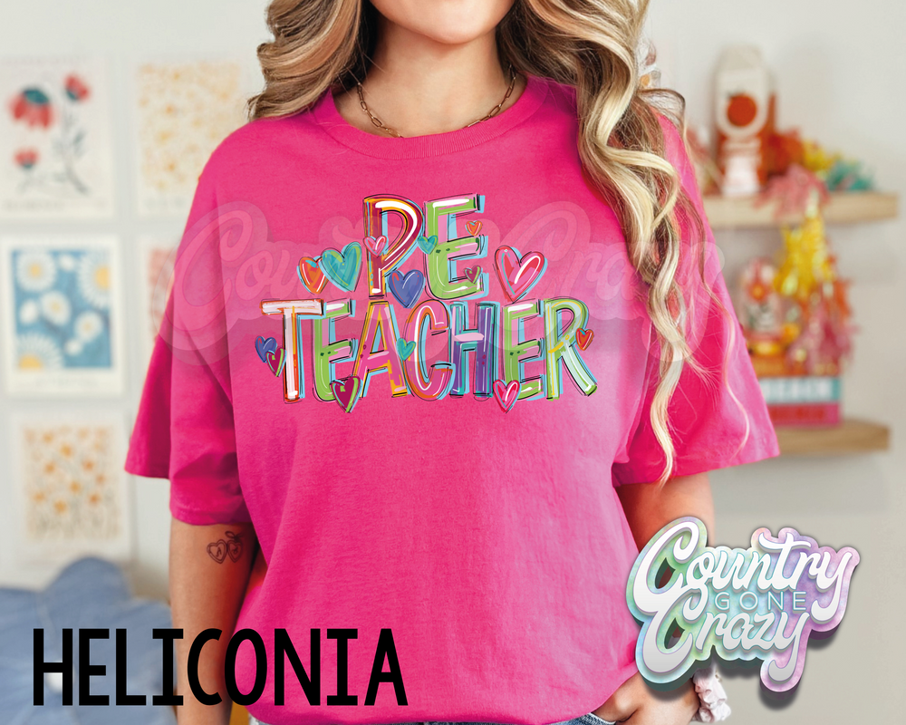 PE Teacher • Splash • T-Shirt-Country Gone Crazy-Country Gone Crazy