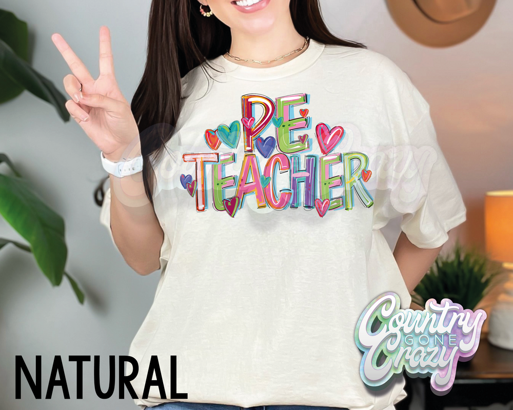 PE Teacher • Splash • T-Shirt-Country Gone Crazy-Country Gone Crazy