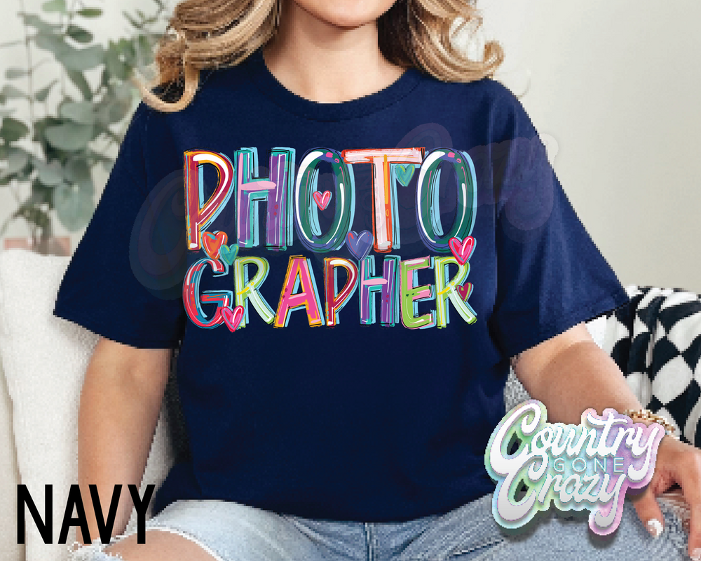 PHOTOGRAPHER • Splash • T-Shirt-Country Gone Crazy-Country Gone Crazy