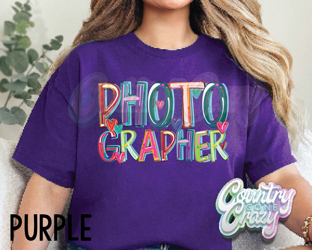 PHOTOGRAPHER • Splash • T-Shirt-Country Gone Crazy-Country Gone Crazy