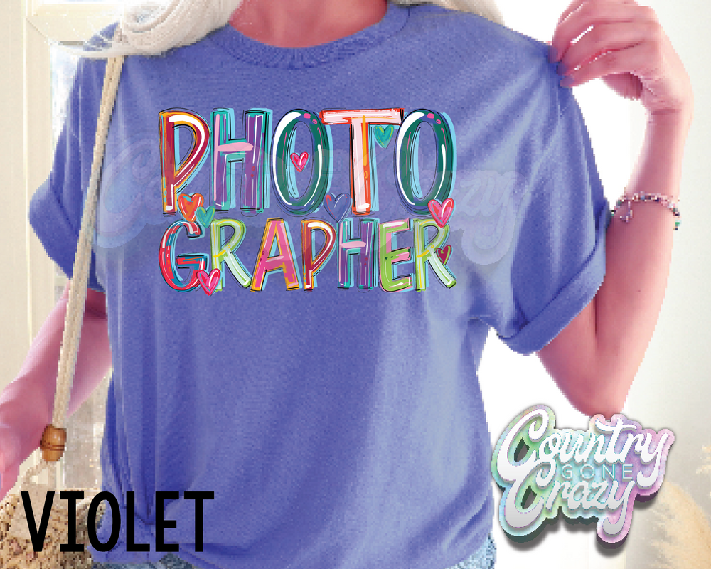 PHOTOGRAPHER • Splash • T-Shirt-Country Gone Crazy-Country Gone Crazy