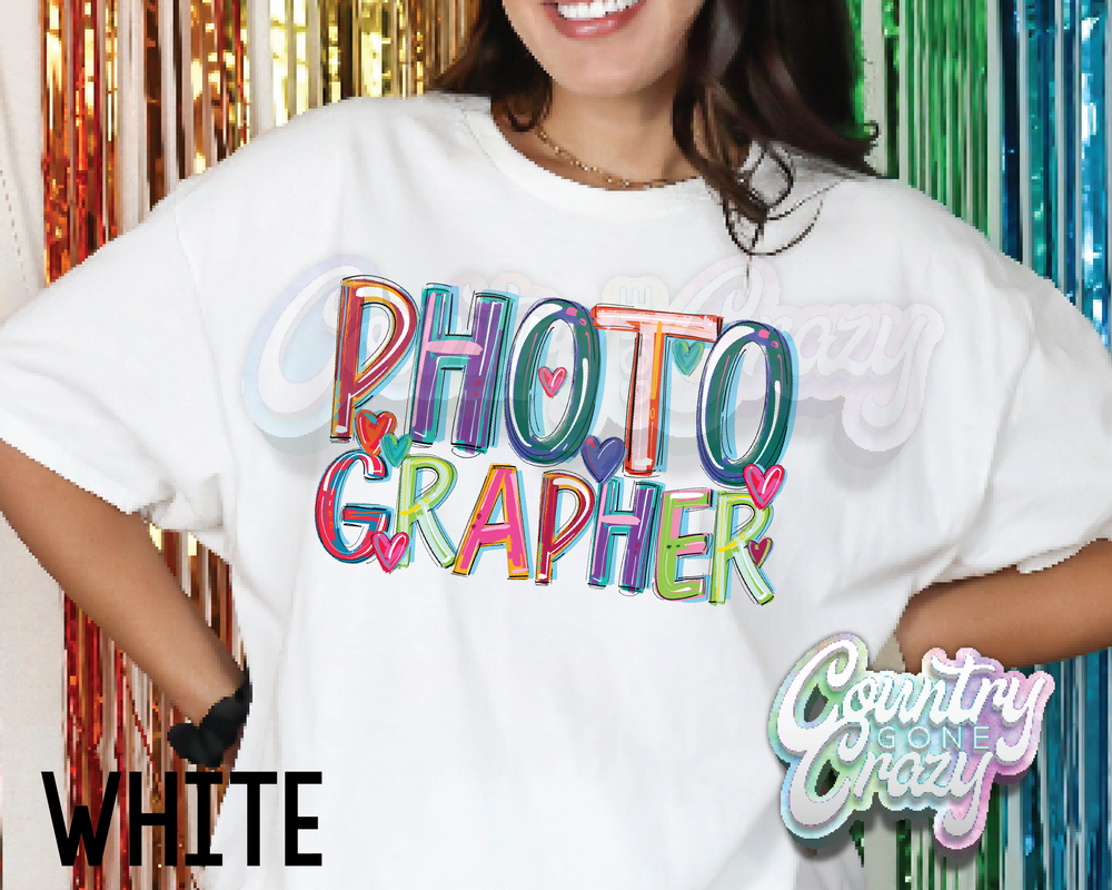 PHOTOGRAPHER • Splash • T-Shirt-Country Gone Crazy-Country Gone Crazy