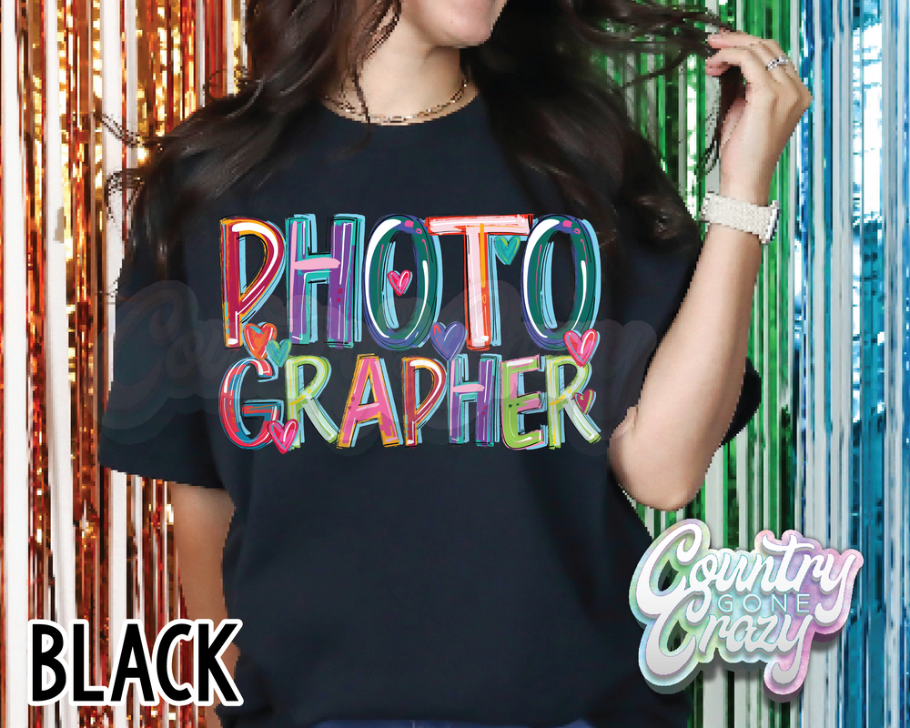 PHOTOGRAPHER • Splash • T-Shirt-Country Gone Crazy-Country Gone Crazy