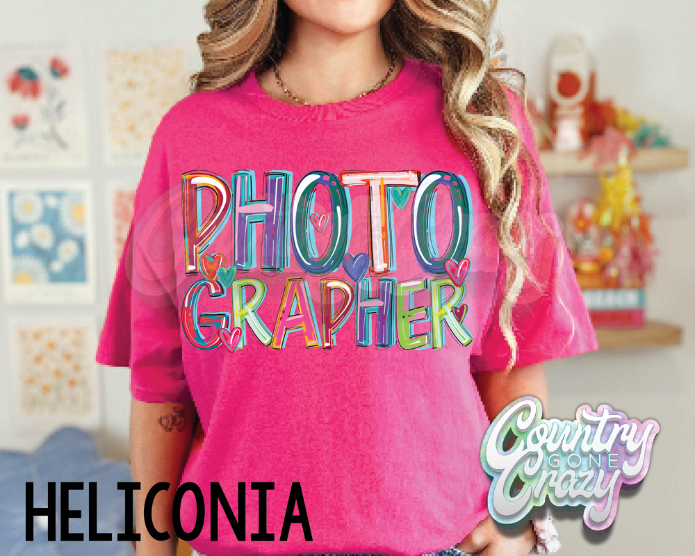 PHOTOGRAPHER • Splash • T-Shirt-Country Gone Crazy-Country Gone Crazy