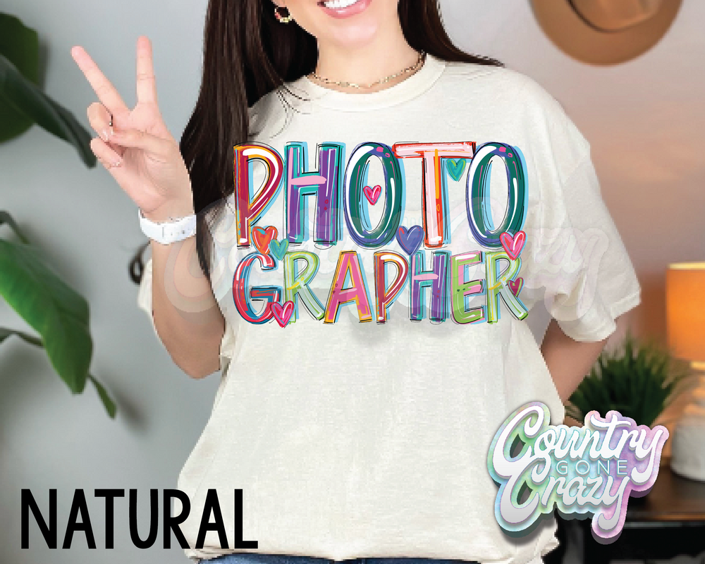 PHOTOGRAPHER • Splash • T-Shirt-Country Gone Crazy-Country Gone Crazy