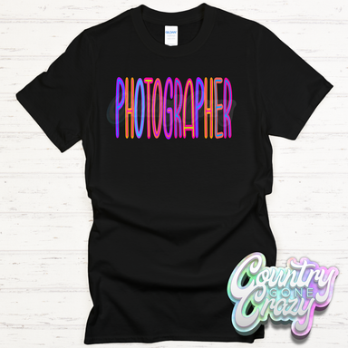 Photographer Bright T-Shirt-Country Gone Crazy-Country Gone Crazy