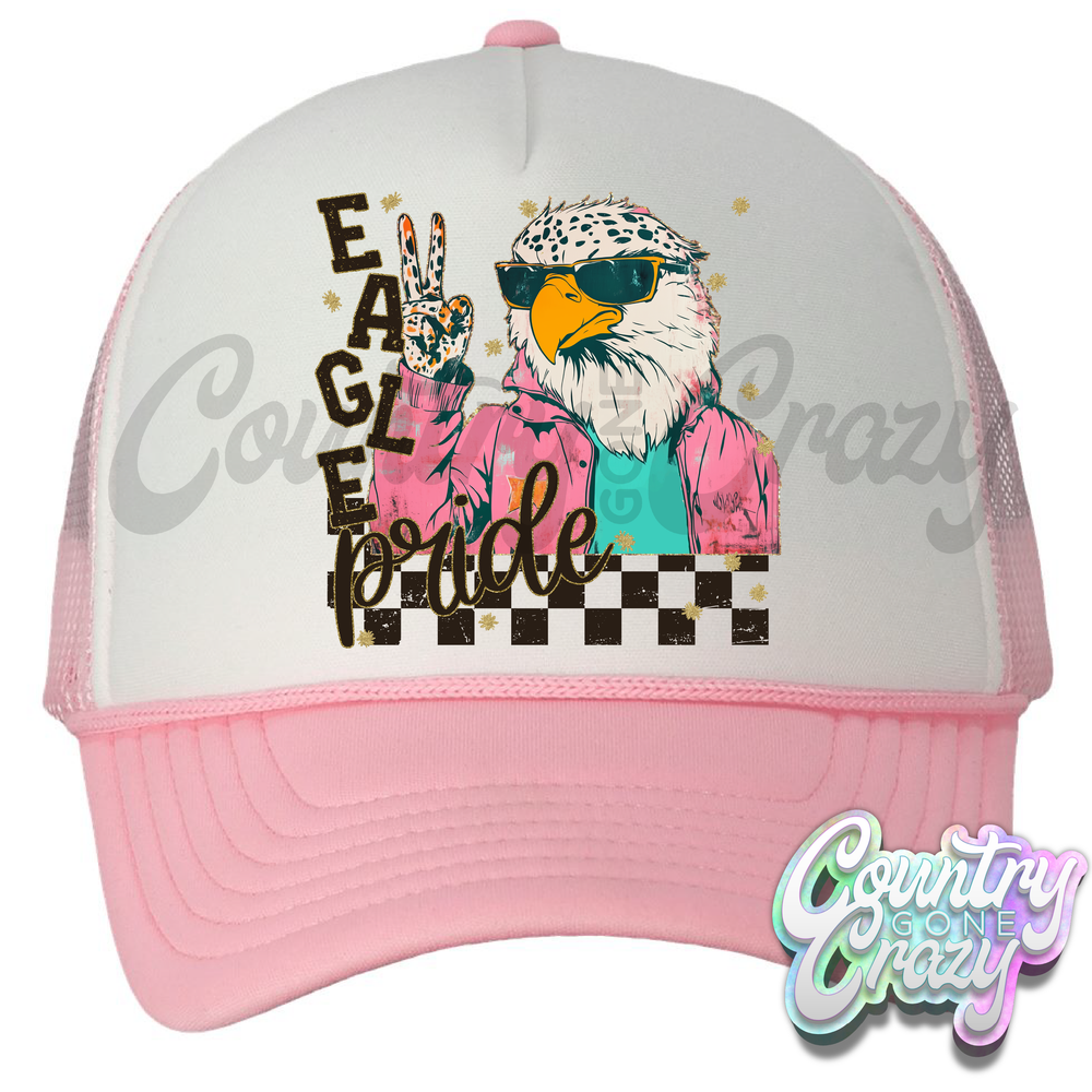 Eagle Pride // Fun Mascot / Pink Hat / One Size-Country Gone Crazy-Country Gone Crazy