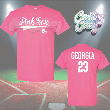 Pink Sox - Dry Fit-Gildan-Country Gone Crazy
