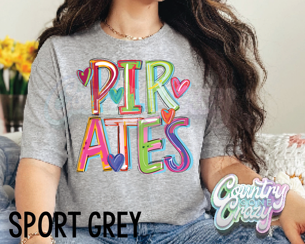 Pirates • Splash • T-Shirt-Country Gone Crazy-Country Gone Crazy