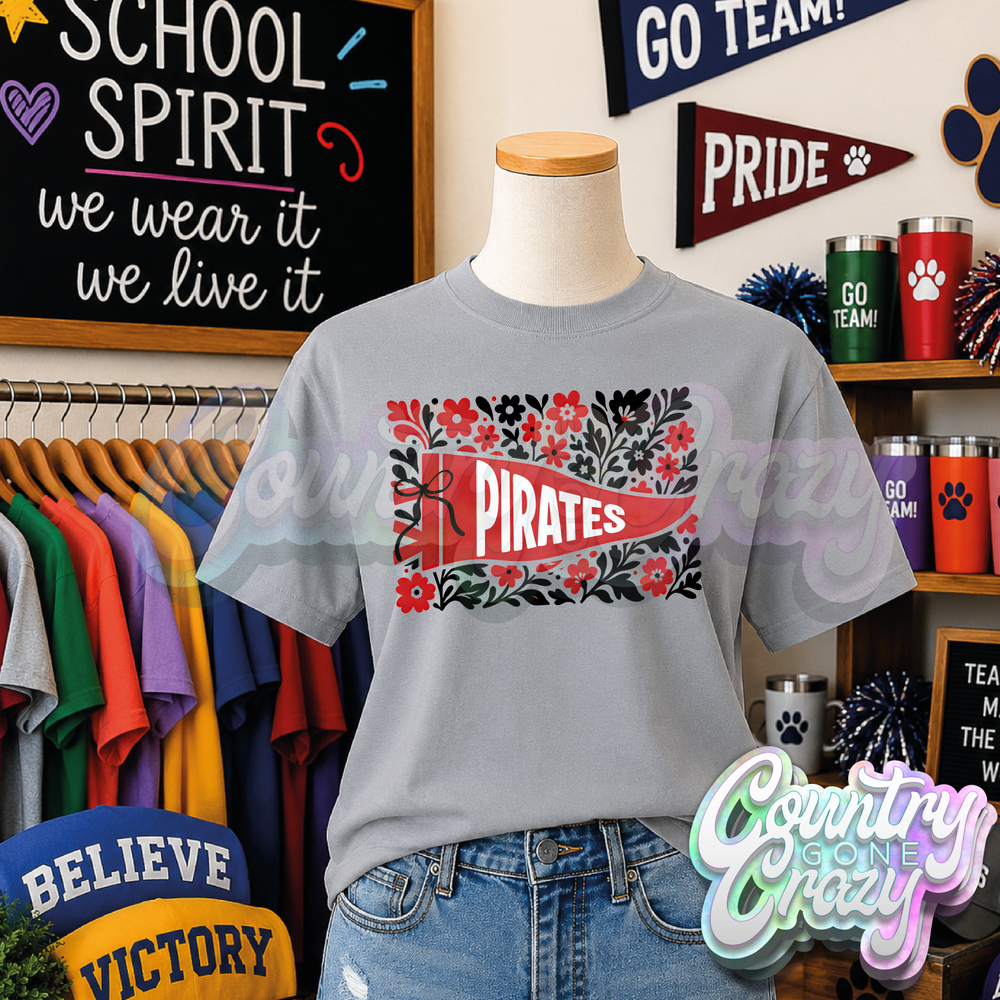 PIRATES - FLORAL PENNANT