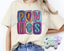 Ponies •• Bubble •• T-Shirt-Country Gone Crazy-Country Gone Crazy