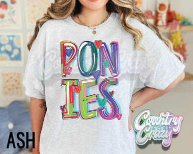 Ponies • Splash • T-Shirt-Country Gone Crazy-Country Gone Crazy