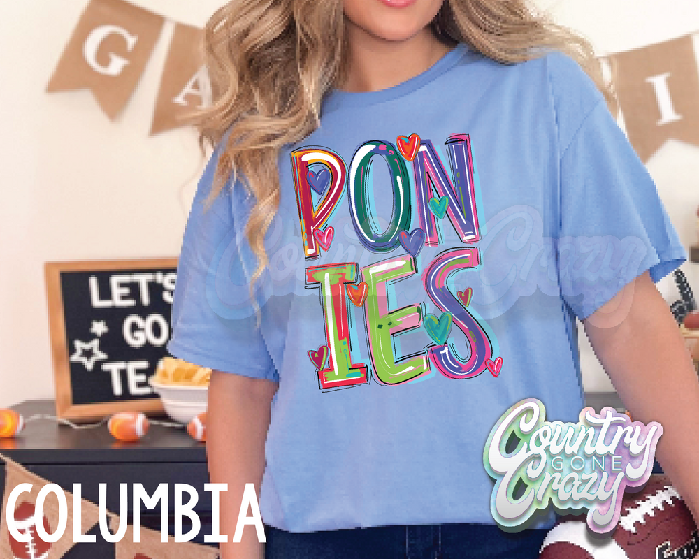 Ponies • Splash • T-Shirt-Country Gone Crazy-Country Gone Crazy