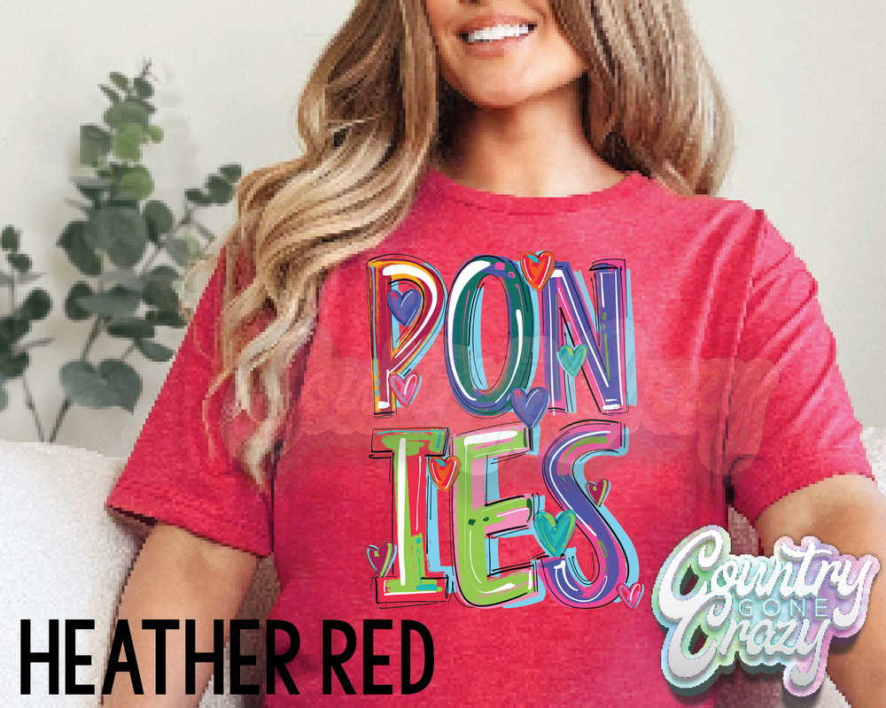 Ponies • Splash • T-Shirt-Country Gone Crazy-Country Gone Crazy