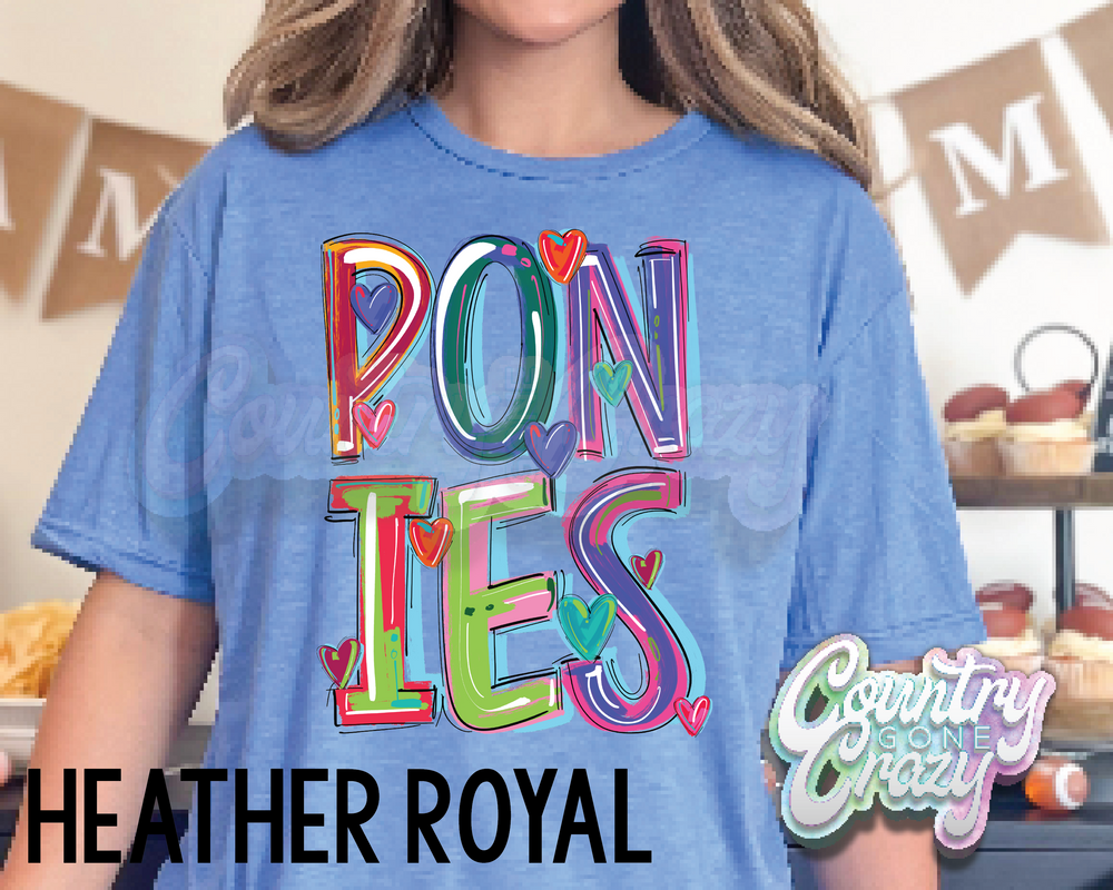 Ponies • Splash • T-Shirt-Country Gone Crazy-Country Gone Crazy