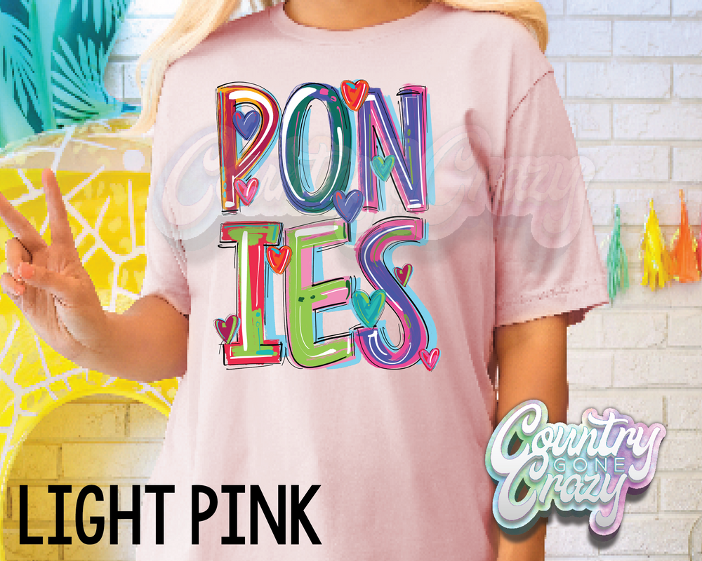 Ponies • Splash • T-Shirt-Country Gone Crazy-Country Gone Crazy