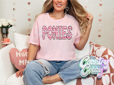 Ponies - Valentines - T-Shirt-Country Gone Crazy-Country Gone Crazy